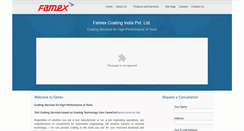 Desktop Screenshot of famexcoating.com